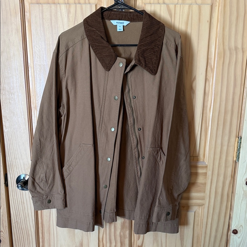 Old Navy Barn Jacket with Corduroy Collar